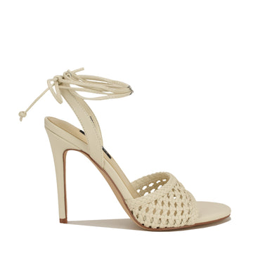 Merta Ankle Wrap Woven Sandals