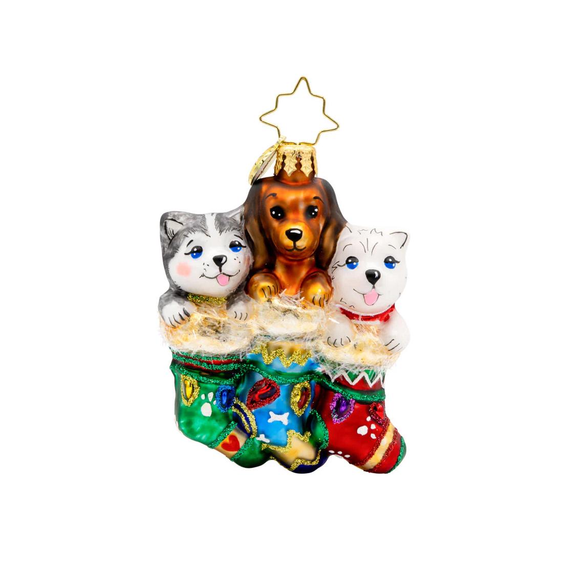 2025 Puppy Presents Gem Ornament
