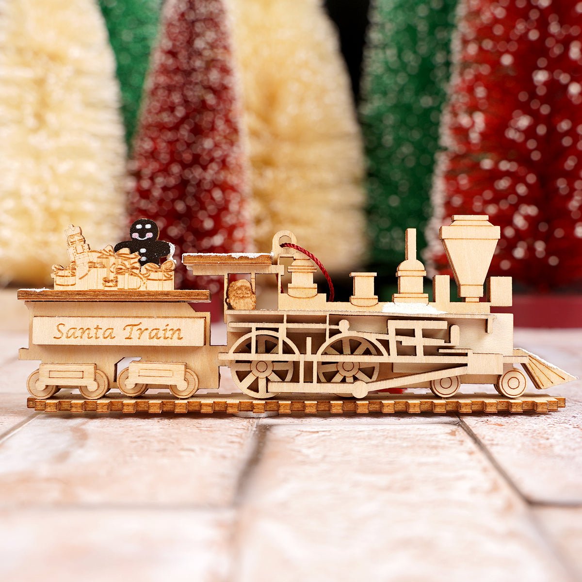 Santa Train Ornament