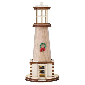 Holiday Lighthouse Ornament