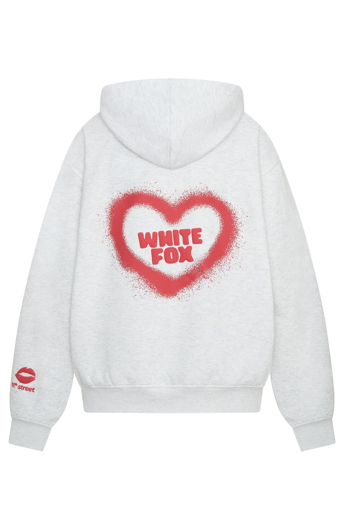 11th Street City Girl At Heart Oversized Hoodie Cherry Glaze