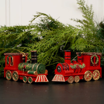 Red Christmas Train