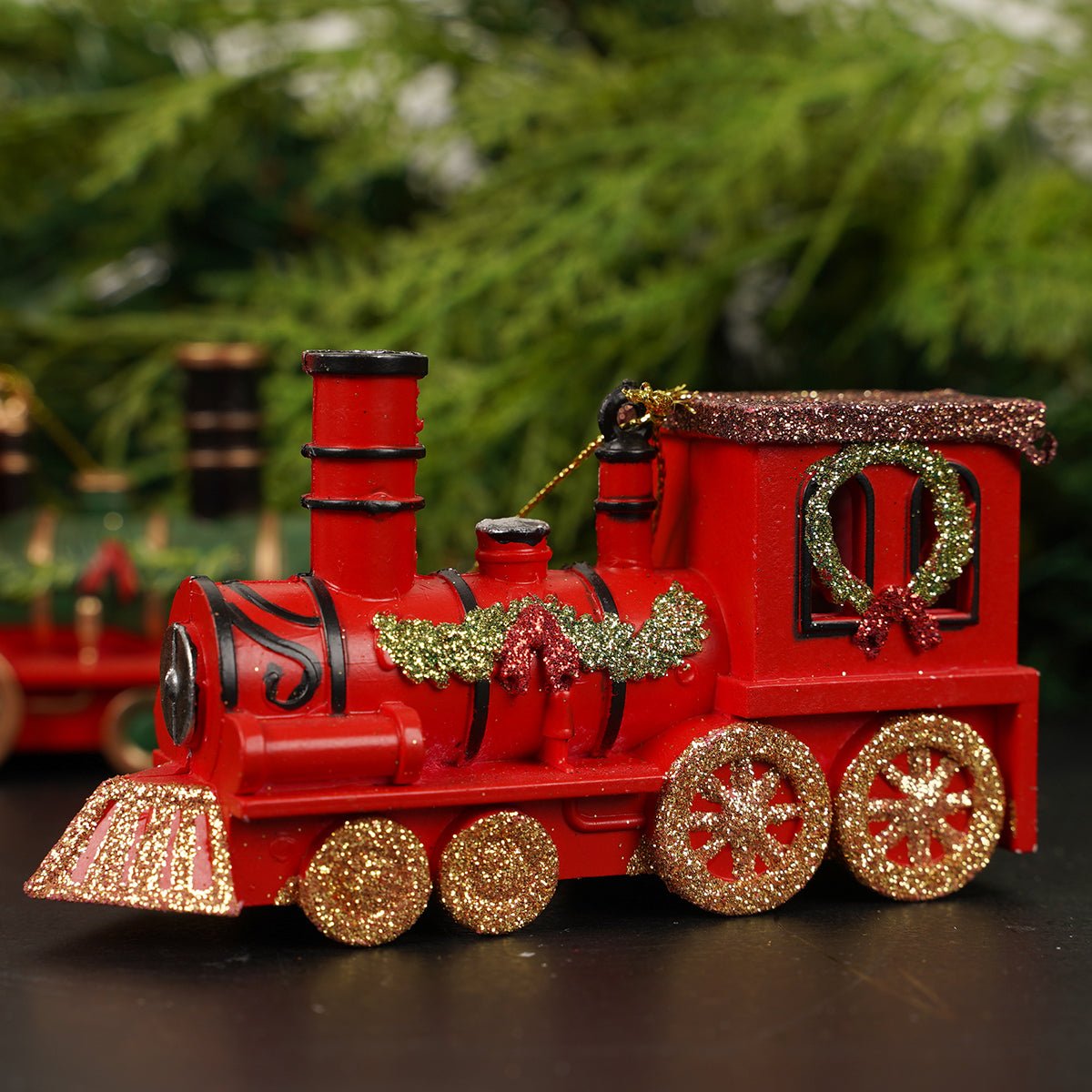 Red Christmas Train