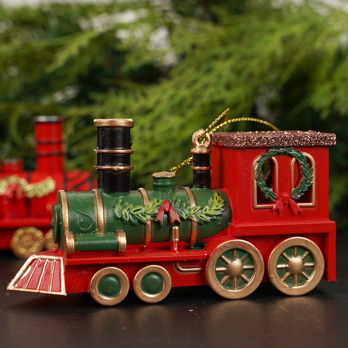 Red Christmas Train