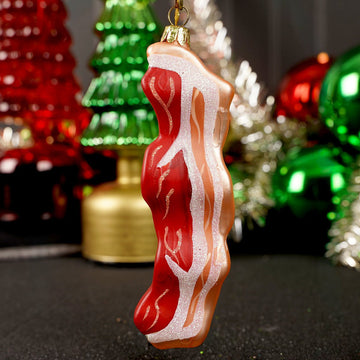 Glass Bacon Ornament