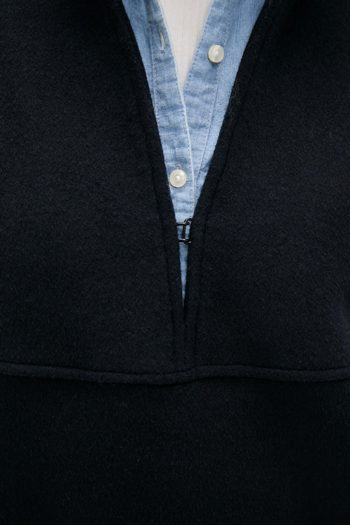 Navy Wool Joan Coat