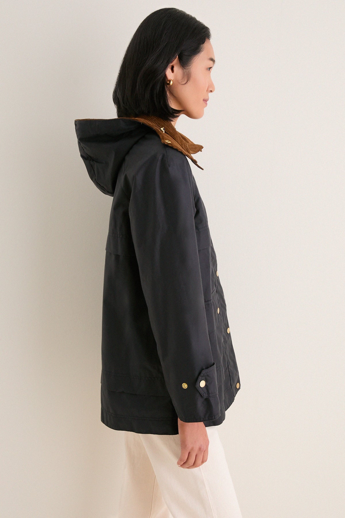 Exclusive Navy and Ancient Wrenwood Wax Jacket