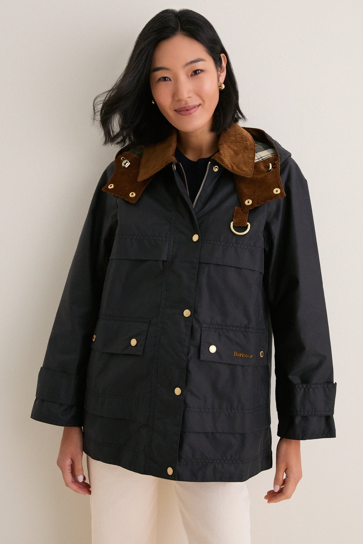Exclusive Navy and Ancient Wrenwood Wax Jacket