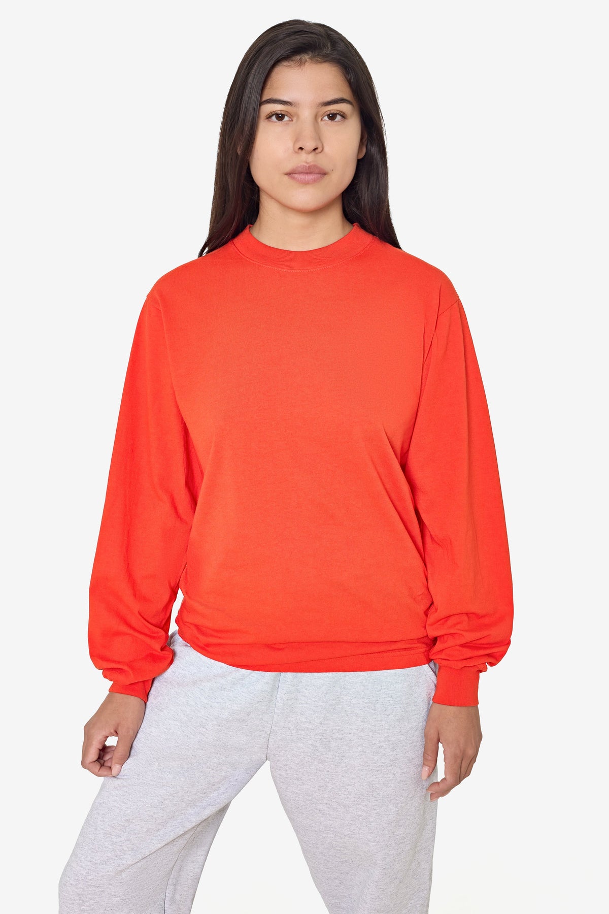 1807GD Unisex - 6.5oz Long Sleeve Garment Dye Crew Neck T-Shirt