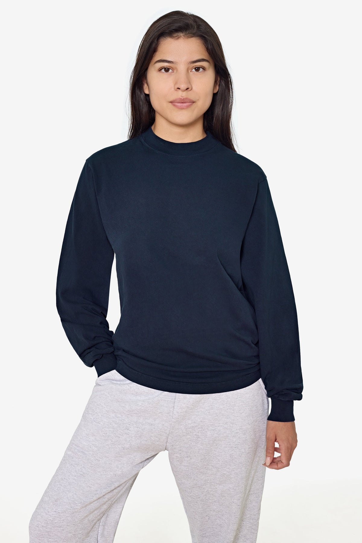 1807GD - 6.5oz Long Sleeve Garment Dye Crew Neck T-Shirt