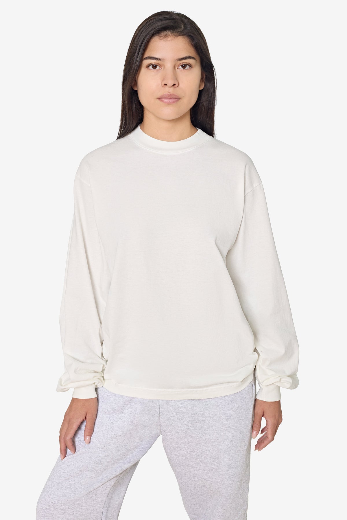 1807GD Unisex - 6.5oz Long Sleeve Garment Dye Crew Neck T-Shirt