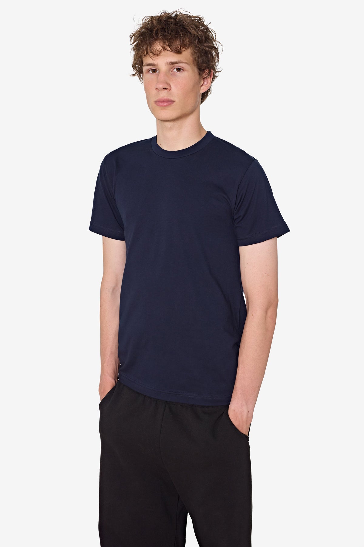 20001 - Fine Jersey Crew Neck T-Shirt