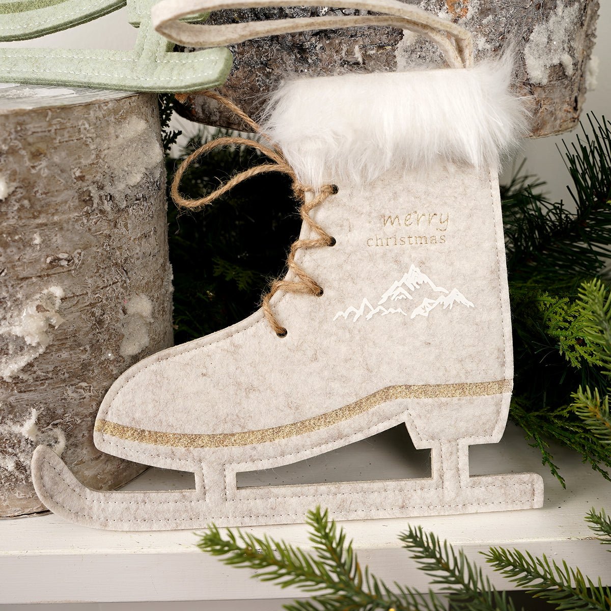 Mountain Skate Ornament