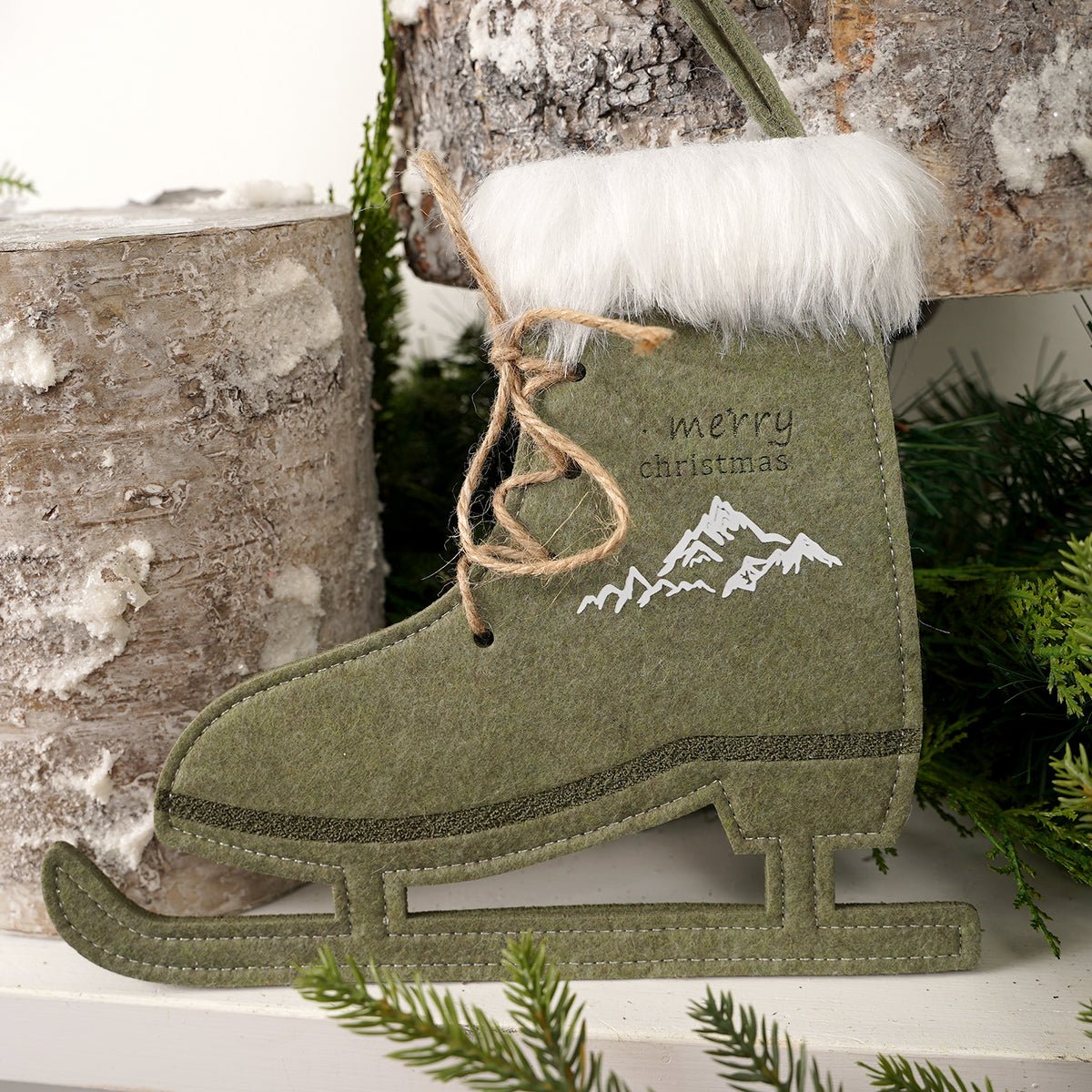 Mountain Skate Ornament