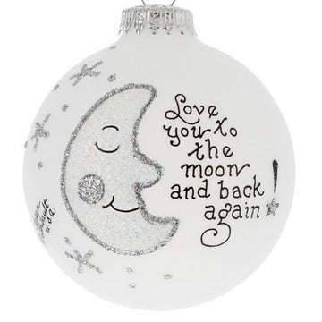 Love You To The Moon Christmas Ornament