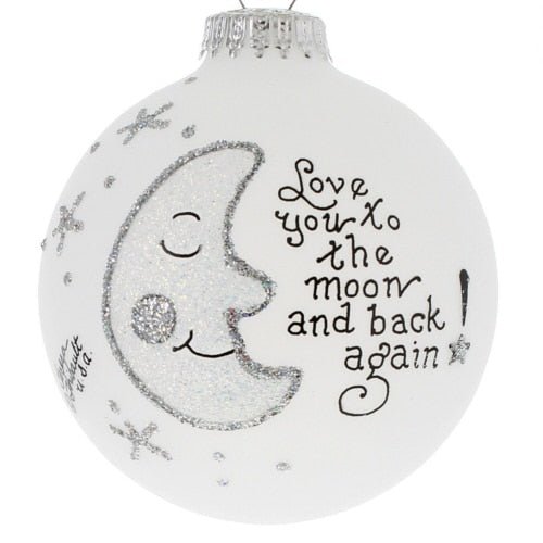Love You To The Moon Christmas Ornament