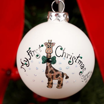My First Christmas Giraffe Ornament