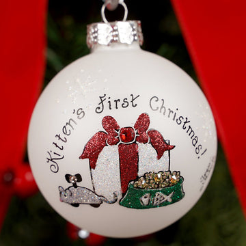 Kitten's First Christmas Ornament