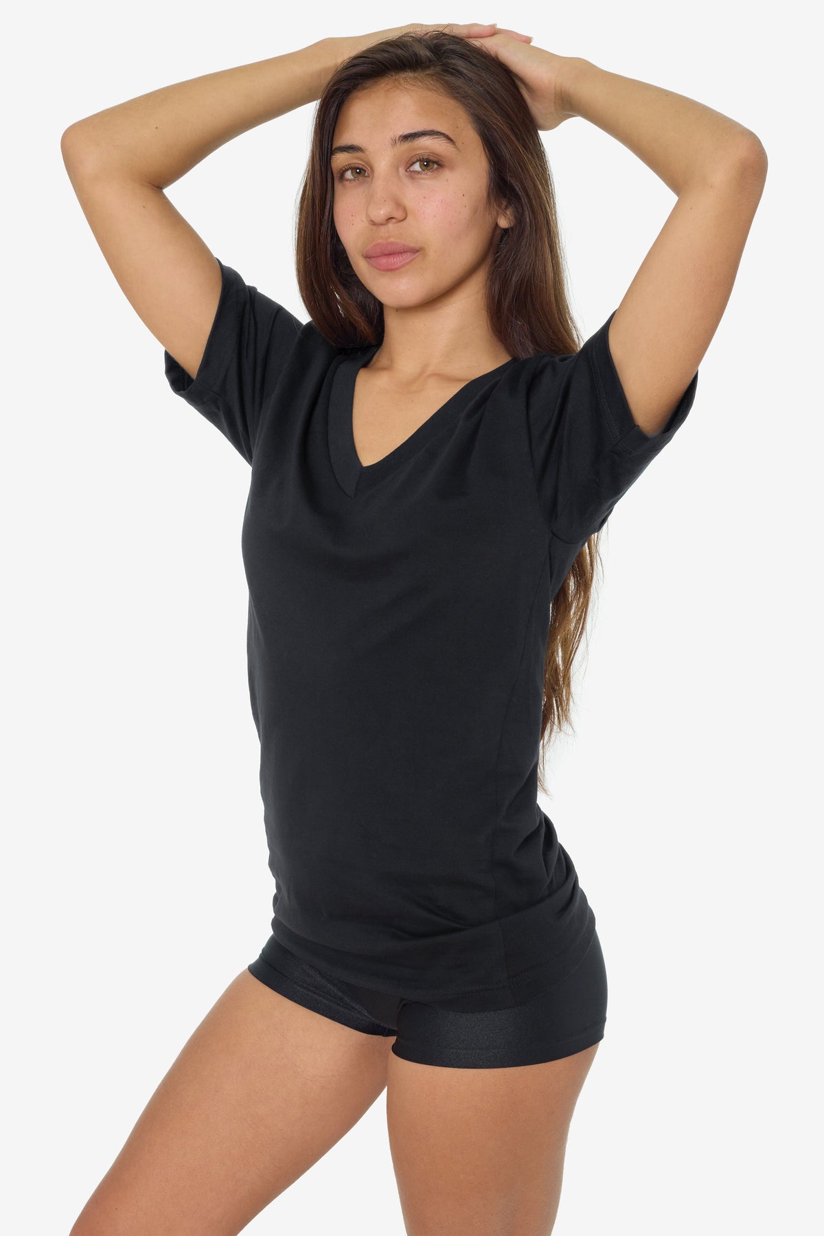24056 - Fine Jersey V-Neck T-Shirt