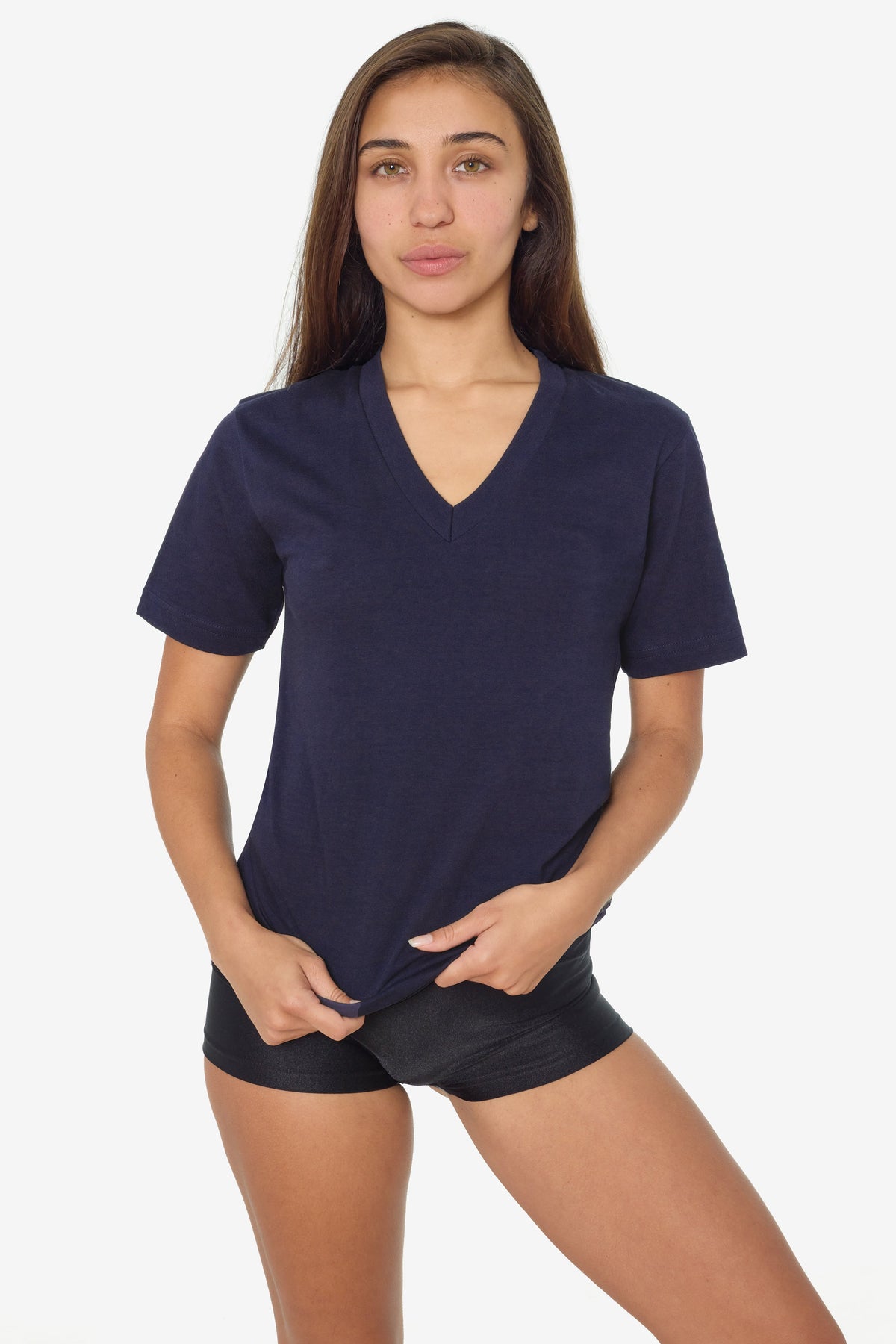 24056 - Fine Jersey V-Neck T-Shirt