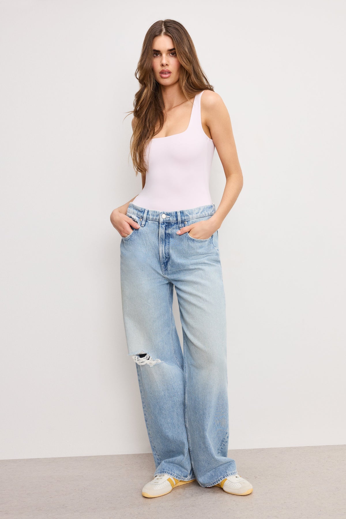 SCULPTING MODERN TANK BODYSUIT | COTTON CANDY PINK003