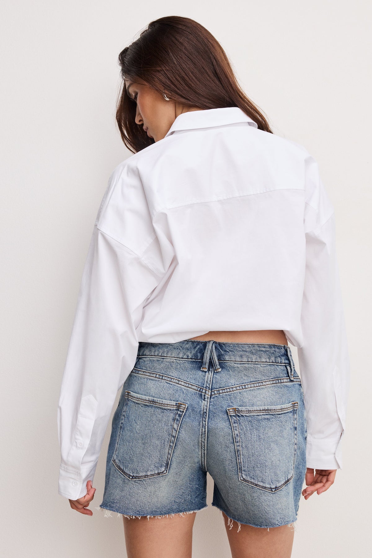 POPLIN BUBBLE SHIRT | WHITE001