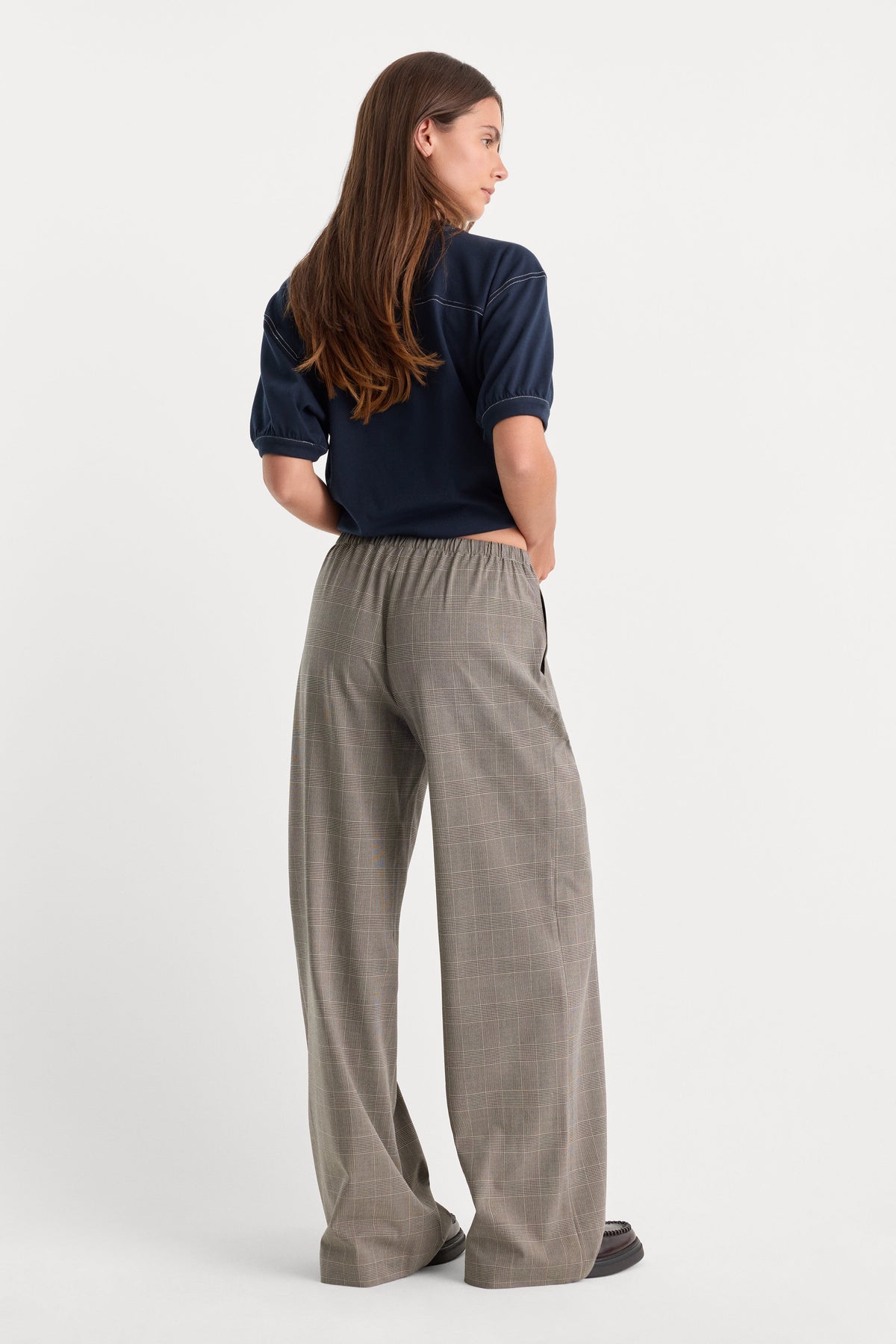 THE PLAID PULL ON TROUSER | MINI PLAID