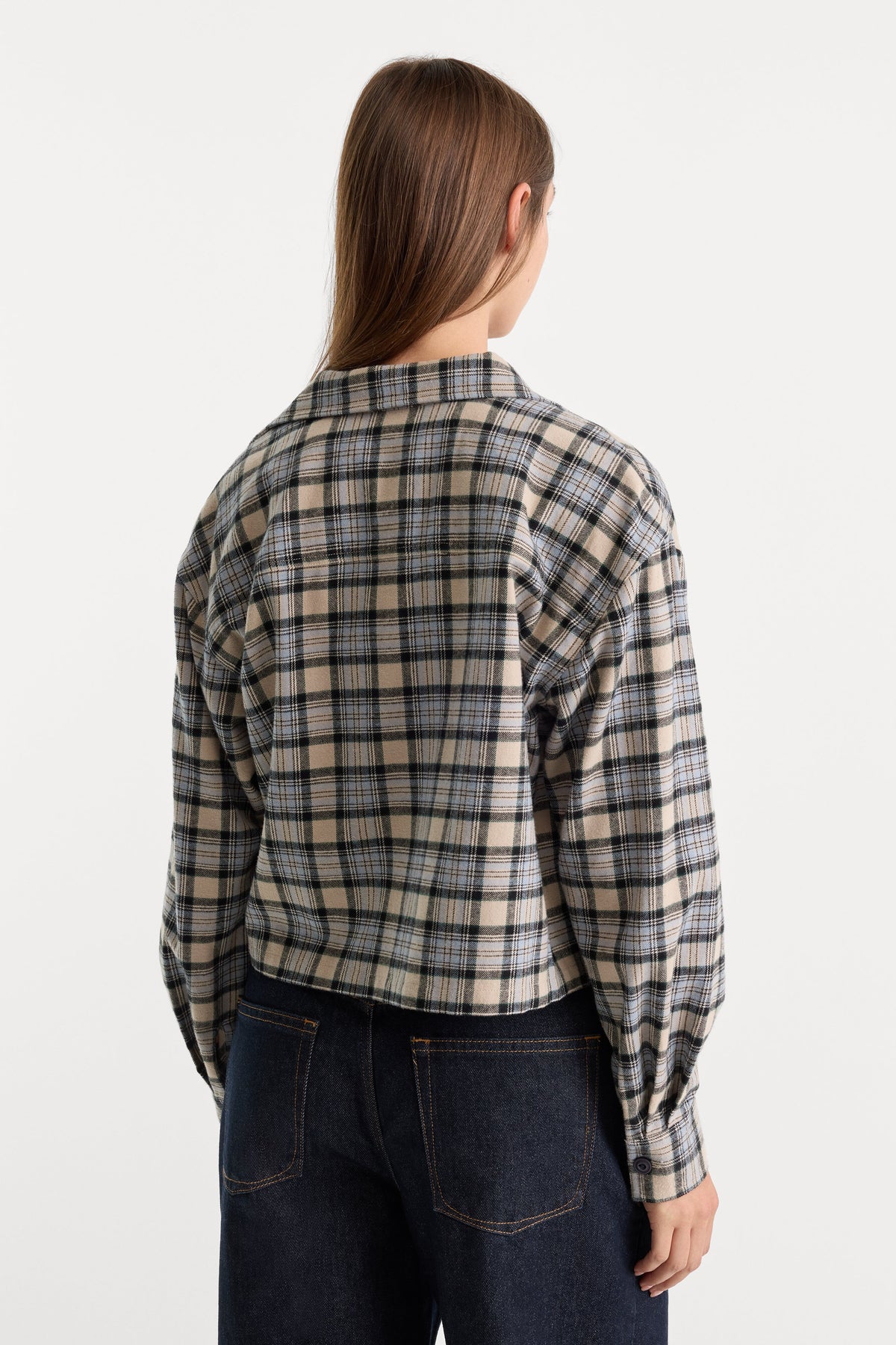 THE PATCH POCKET SHIRT | TAN PLAID
