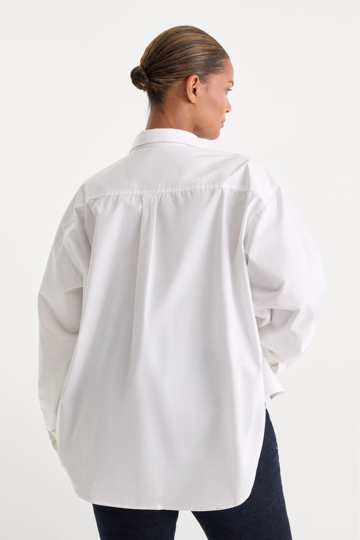 THE POPLIN EASY SHIRT | WHITE
