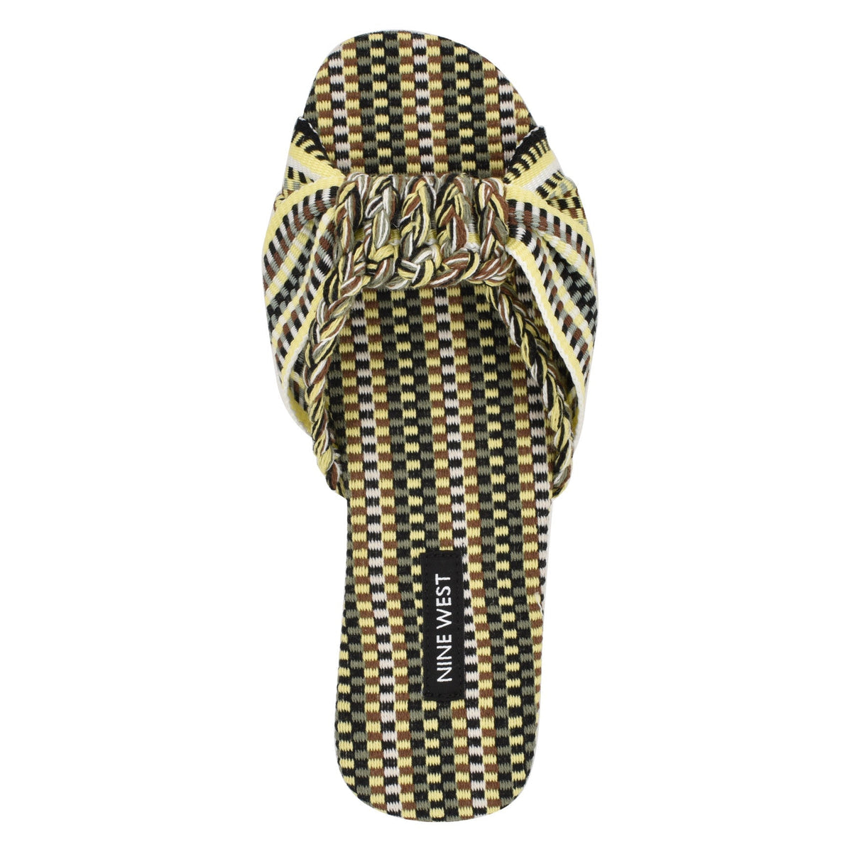 Lalta Knotted Flat Slide Sandals
