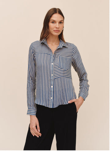SEAMED BUTTON DOWN SHIRT