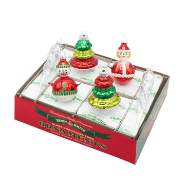 HS Mixed Shapes And Figure Ornaments 6 Count