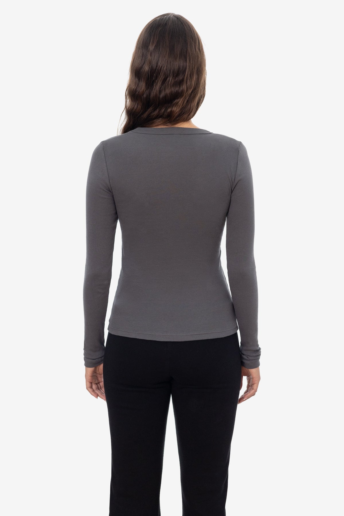 43082 - Baby Rib L/S Scoopneck Tee