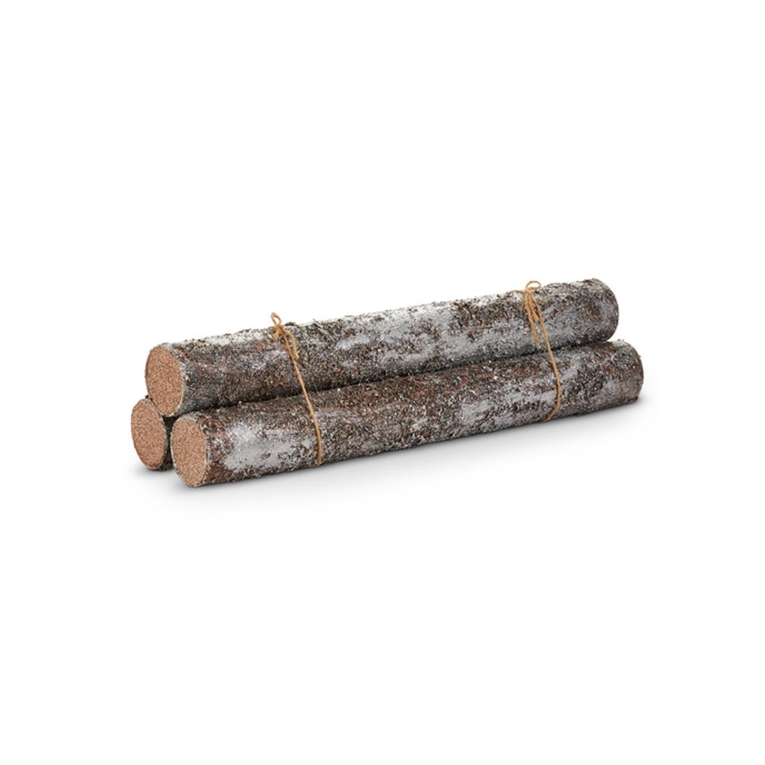 20In Glittered Log Bundle