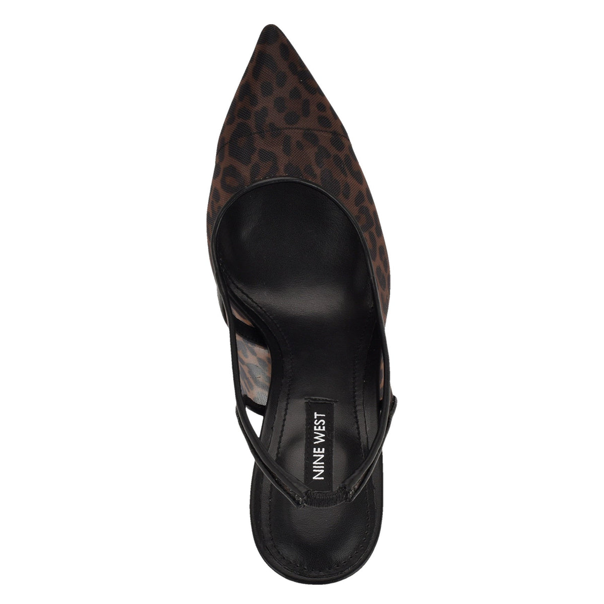 Feather Pointy Toe Slingback Pumps
