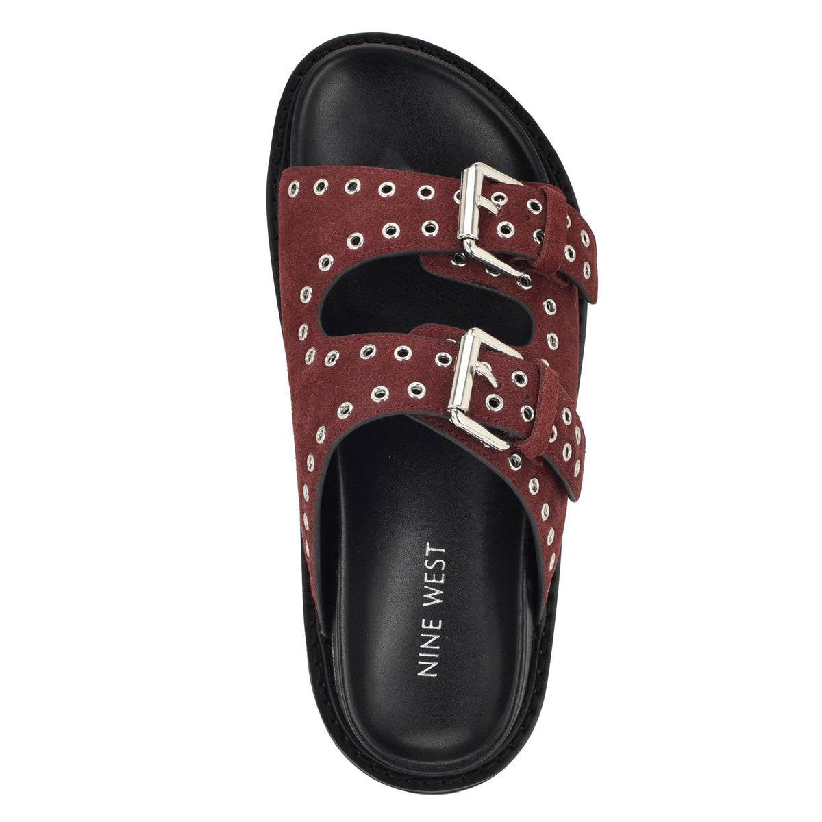 Eleny Buckle Slide Sandals