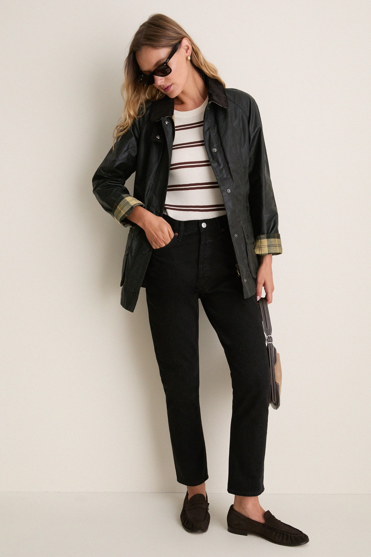 Sage Beadnell Wax Jacket