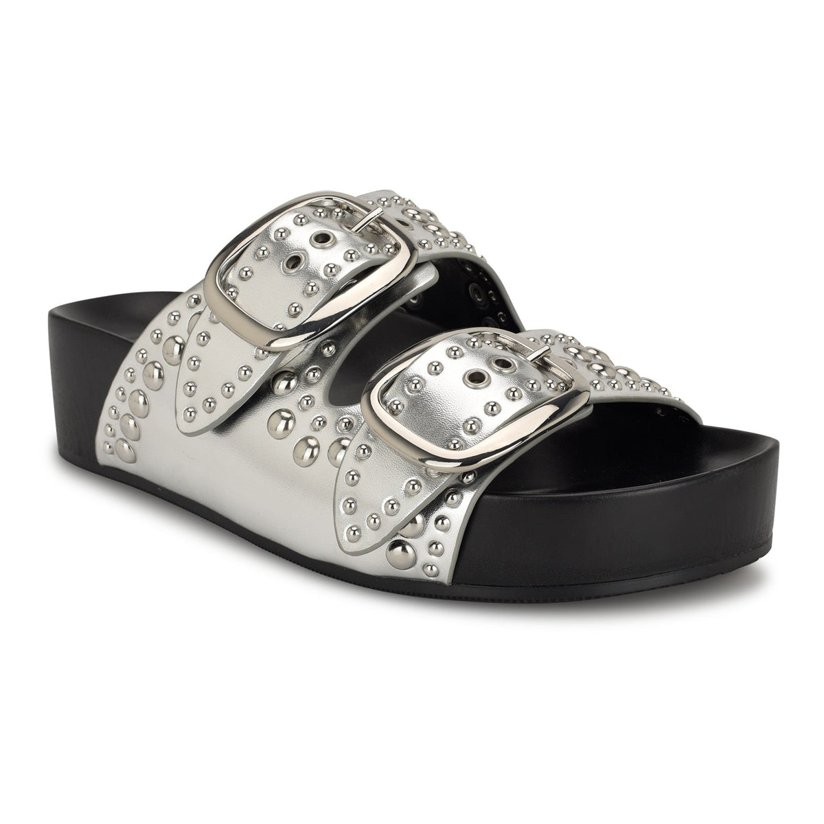 Flinne Studded Footbed Sandals