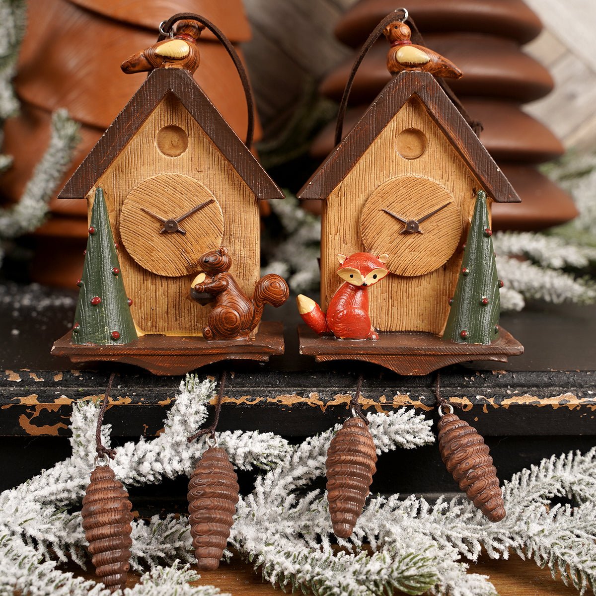Cuckoo Clock House Christmas Ornament