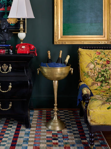 Antique Brass Champagne Stand