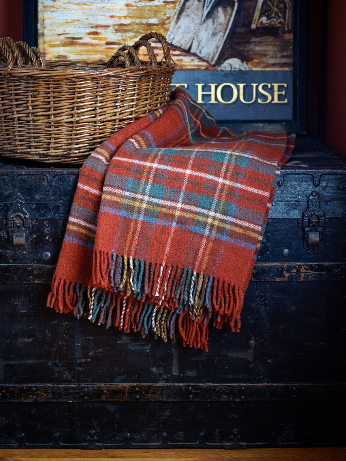 Antique Royal Stewart Throw