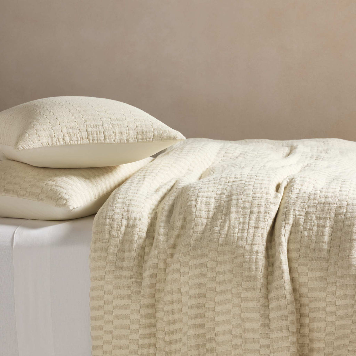 Woven Checkerboard Duvet Set
