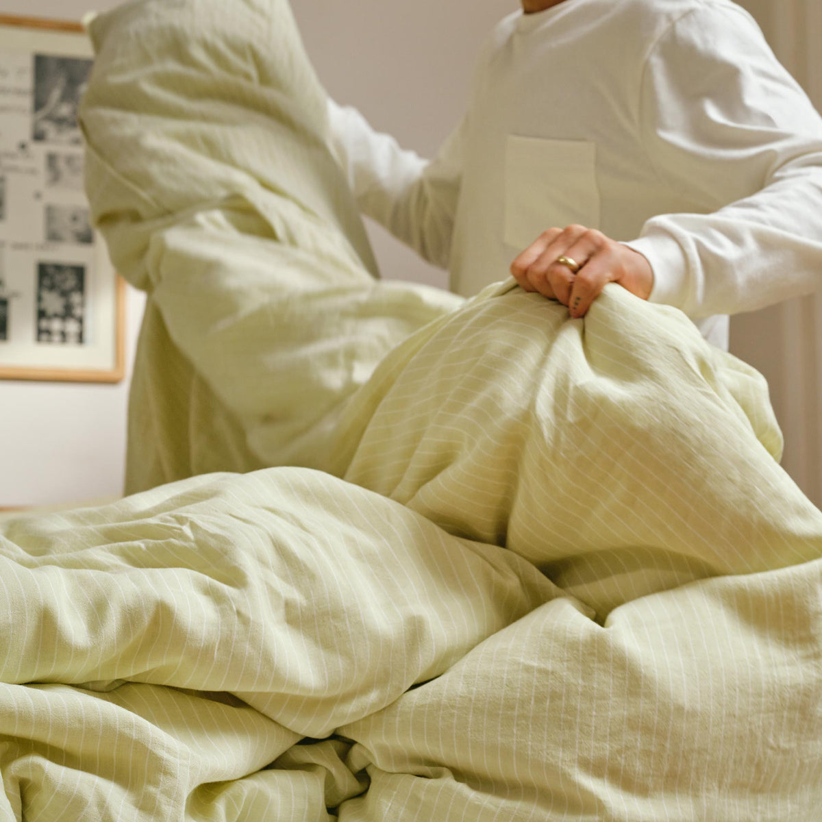 Washed European Linen Duvet Cover