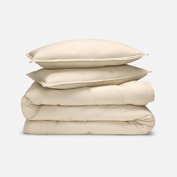 Washed Classic Percale Comforter Set