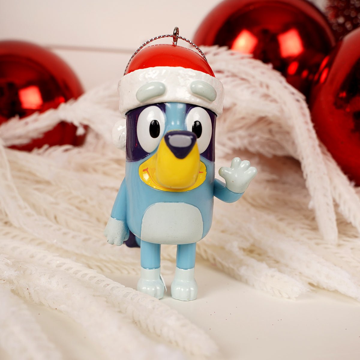 Bluey Santa Hat Ornament