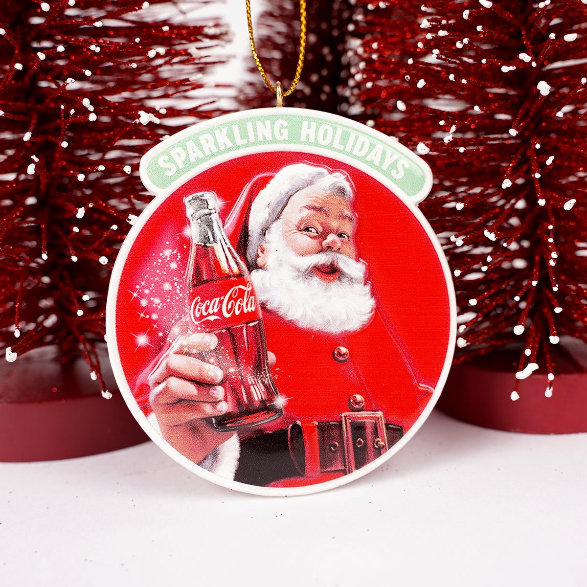 Santa Coca Cola Ornament