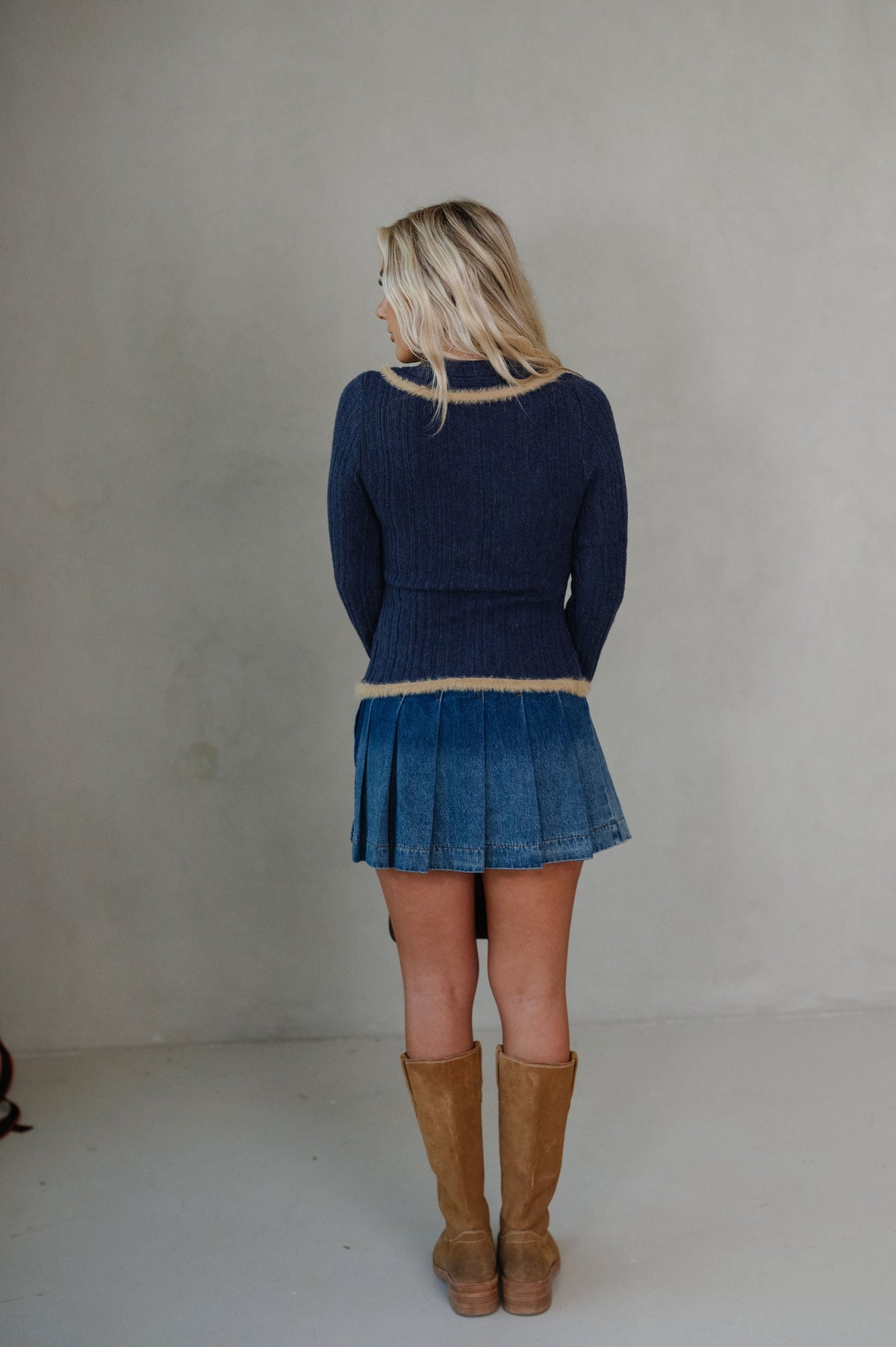 Jacquie Sweater-Navy