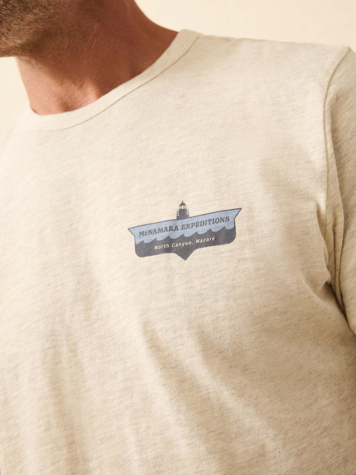 Nazare Sunwashed Tee - Island Dune Heather