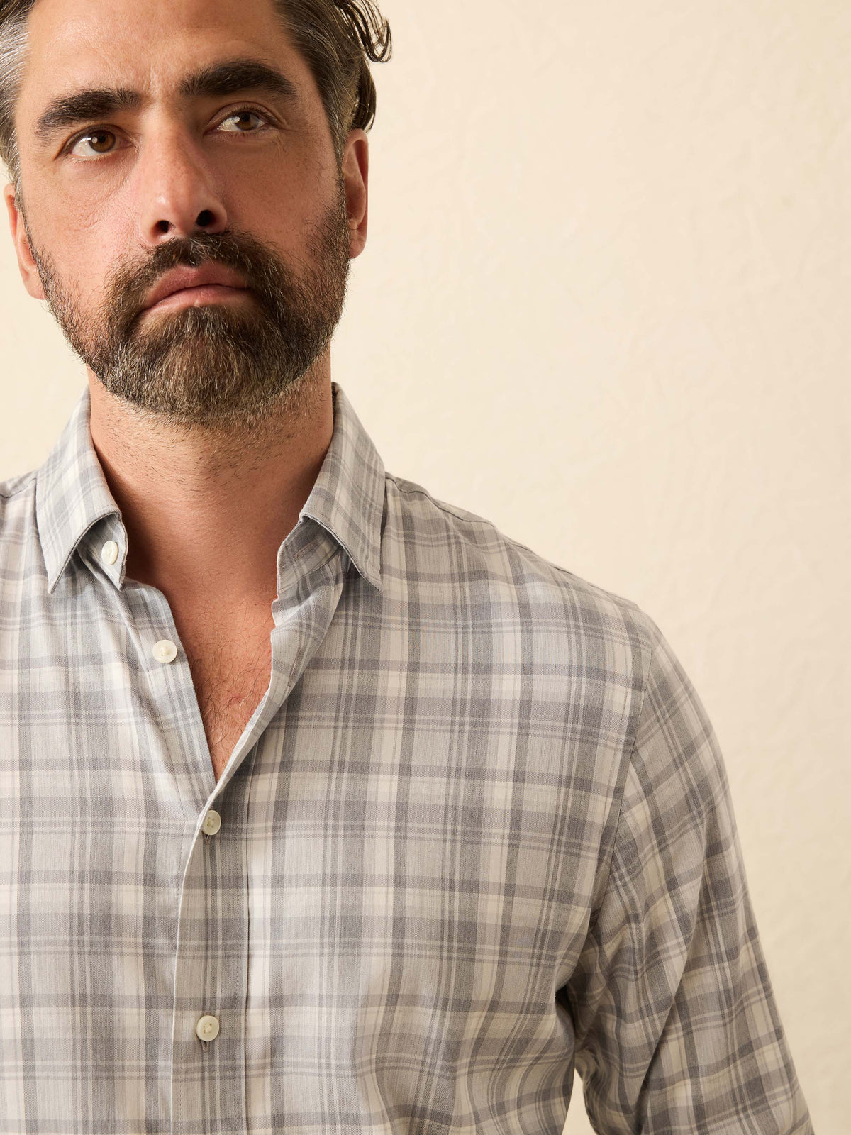 The Movement Shirt - Grey Falls Plaid