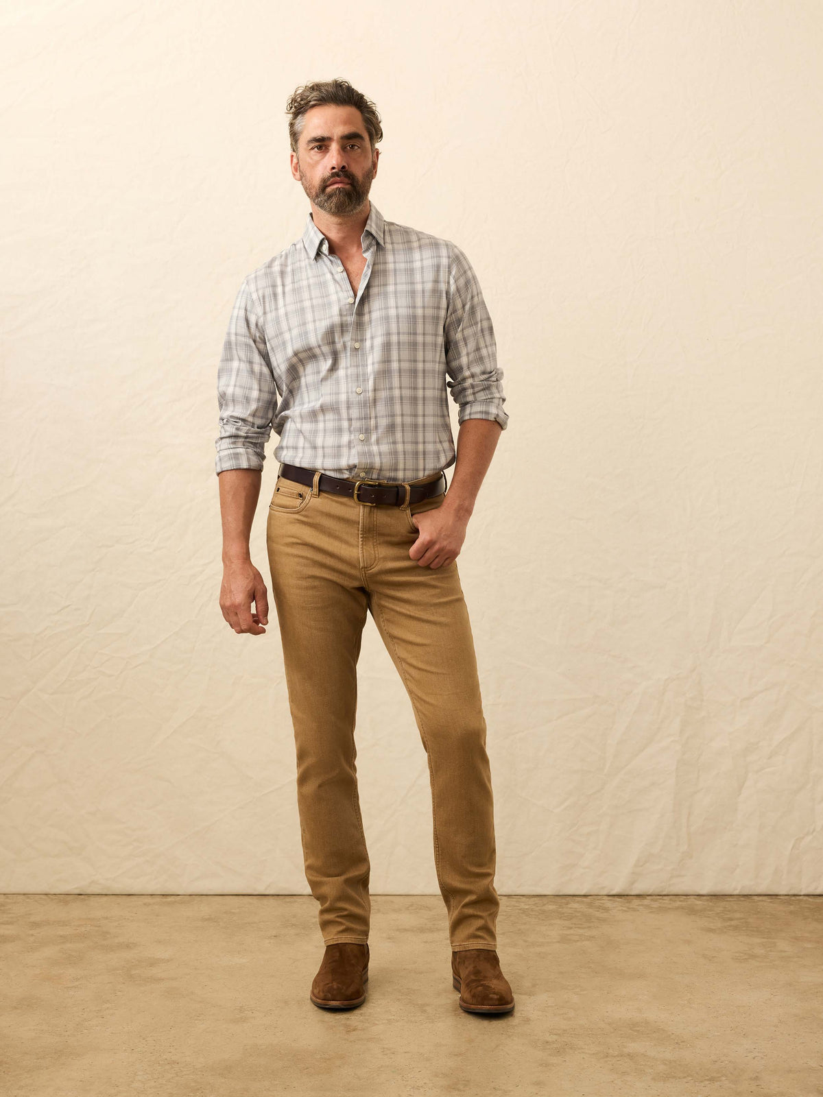 The Movement Shirt - Grey Falls Plaid